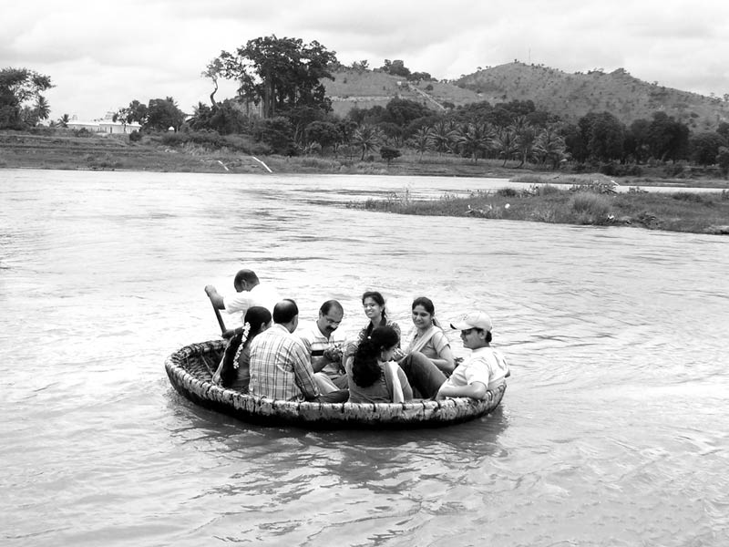 Water for Recreation and Enjoyment - Coracle ride in waters near Chamundi Hills, Mysore district, Karnataka